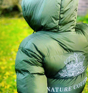 Nature Couture Royal Jade puffer jacket